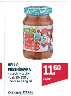 Makro Hello přesnídávka nabídka