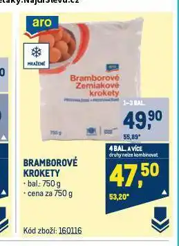 Makro Bramborové krokety nabídka