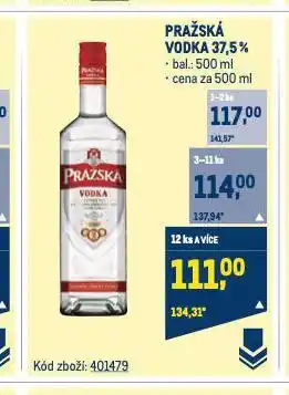 Makro Pražská vodka nabídka