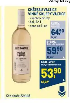 Makro Chateau valtice nabídka