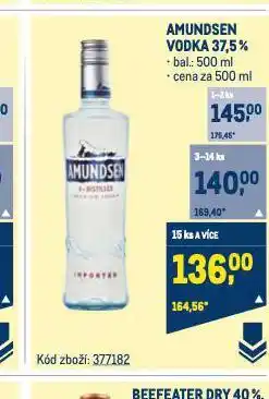 Makro Amundsen vodka nabídka