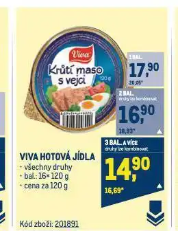 Makro Viva hotová jídla nabídka