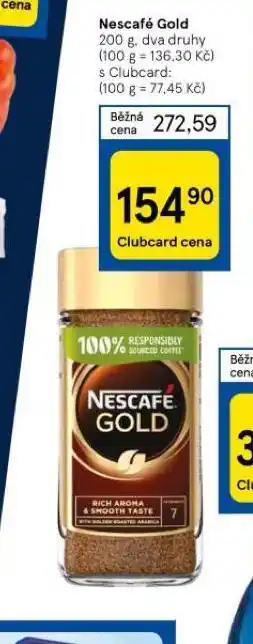 Tesco Nescafé gold nabídka