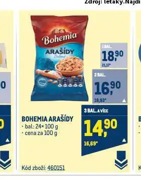 Makro Bohemia arašídy nabídka