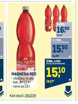 Makro Magnesia red nabídka