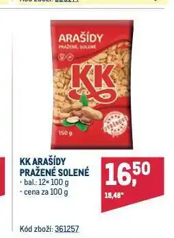 Makro Kk arašídy nabídka