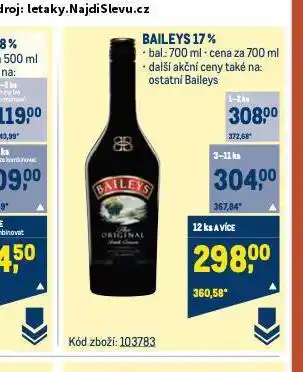 Makro Baileys nabídka