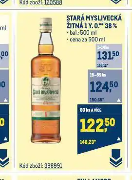 Makro Stará žitná myslivecká nabídka