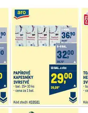 Makro Papírové kapesníky nabídka
