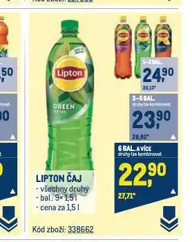 Makro Lipton čaj nabídka