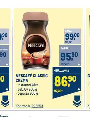 Makro Káva nescafé nabídka