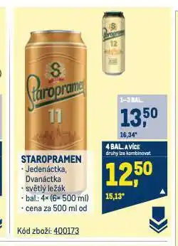 Makro Pivo staropramen nabídka