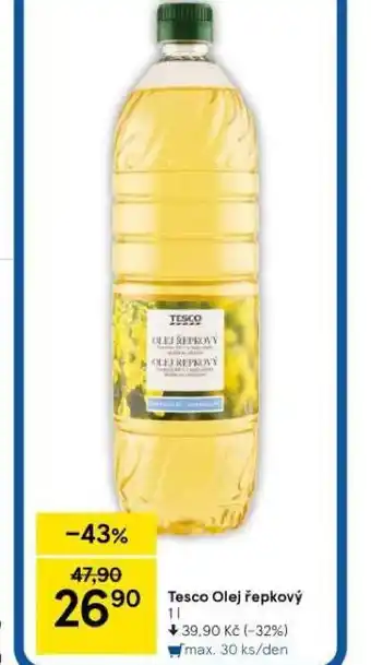 Tesco Tesco řepkový olej nabídka