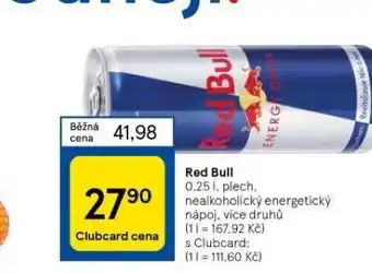 Tesco Red bull nabídka