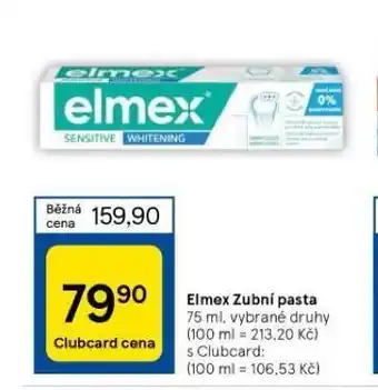 Tesco Elmex zubní pasta nabídka
