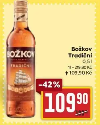 Billa Božkov Tradiční 0,5L nabídka