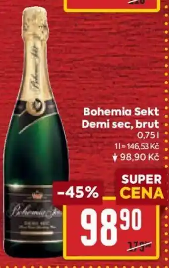 Billa Bohemia Sekt Demi sec, brut nabídka