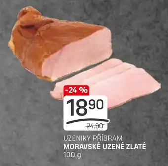 Flop UZENINY PŘÍBRAM MORAVSKÉ UZENÉ ZLATÉ nabídka