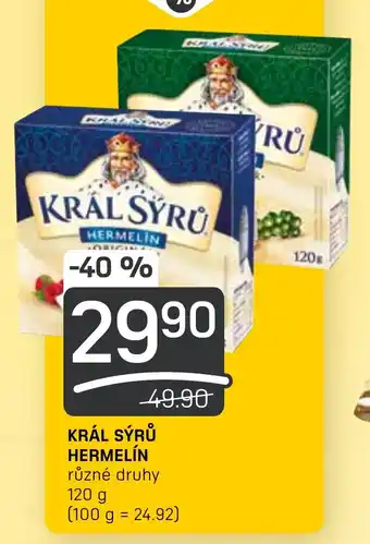 Flop KRÁL SÝRŮ HERMELÍN nabídka