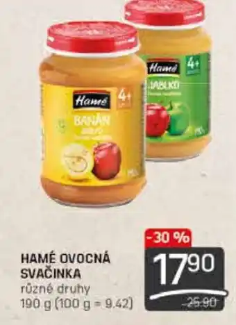 Flop HAMÉ OVOCNÁ SVAČINKA nabídka