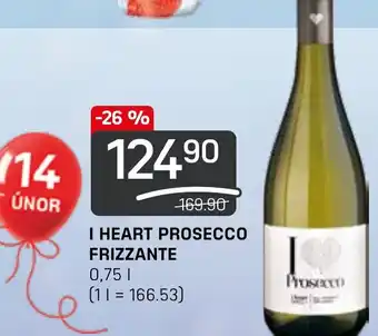 I HEART PROSECCO FRIZZANTE 0.75L