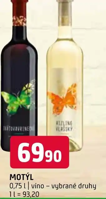 Terno MOTÝL 0.75L nabídka