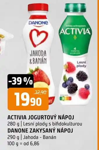 Terno ACTIVIA JOGURTOVÝ NÁPOJ nabídka