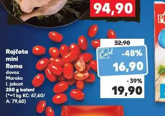 Kaufland Rajčata mini roma nabídka