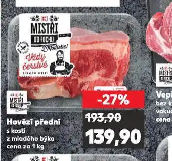 Kaufland Hovězí přední s kostí nabídka