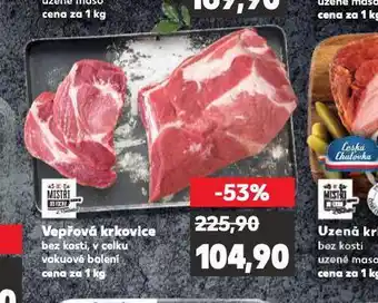 Kaufland Vepřová krkovice bez kosti nabídka