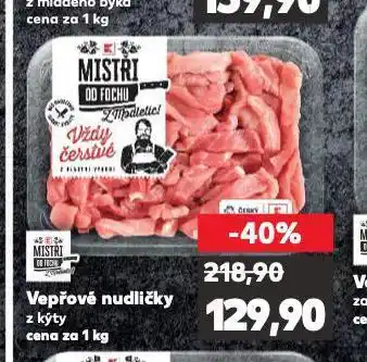 Kaufland Vepřové nudličky z kýty nabídka