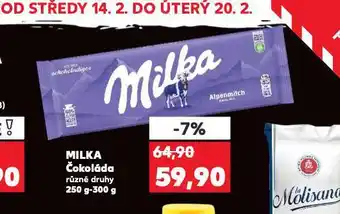Kaufland Milka čokoláda nabídka