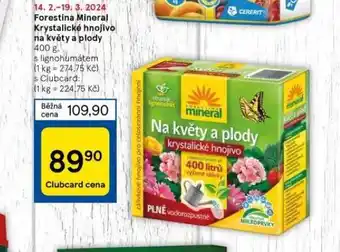 Tesco Forestina mineral krystalické hnojivo na květ a plody nabídka