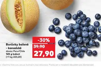 Kaufland Borůvky balené nabídka