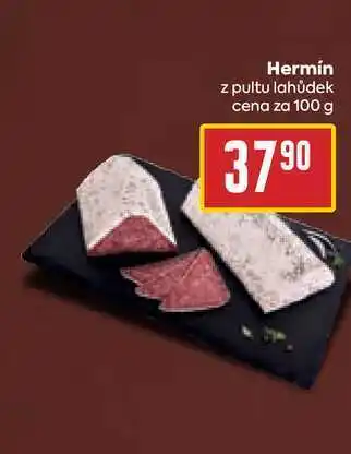 Billa Hermín z pultu lahůdek cena za 100 g nabídka