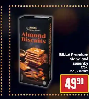 Billa BILLA Premium Mandlové sušenky 175 g nabídka