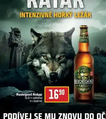 Billa Radegast Ratar 0,5l nabídka