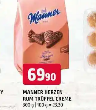 Terno MANNER HERZEN RUM TRÜFFEL CREME 300 g nabídka