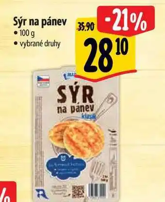 Albert Sýr na pánev 100 g nabídka