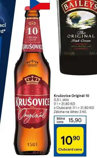 Tesco Krušovice Originál 10 nabídka