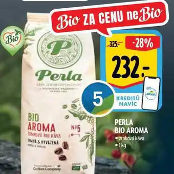 Albert PERLA BIO AROMA zrnková káva 1kg nabídka