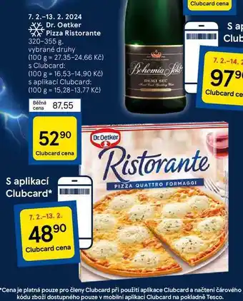 Tesco Dr. Oetker Pizza Ristorante nabídka