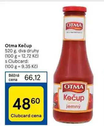 Tesco Otma Kečup nabídka