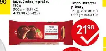 Tesco Tesco Dezertní piškoty nabídka