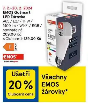 Tesco EMOS GOSmart LED Žárovka nabídka