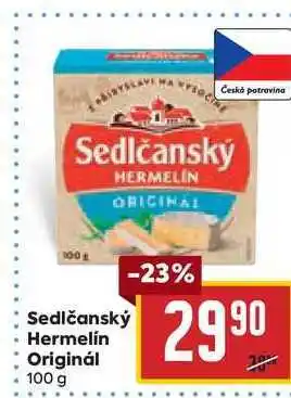 Billa Sedlčanský Hermelín Originál 100 g nabídka