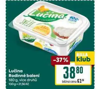 Billa Lučina Rodinné balení 180 g nabídka