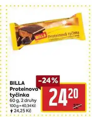 Billa BILLA Proteinová tyčinka 60 g nabídka