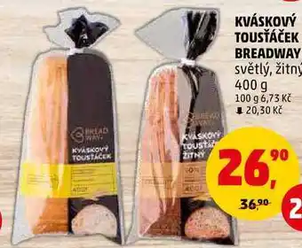 Penny Market KVÁSKOVÝ TOUSŤÁČEK BREADWAY, 400 g nabídka
