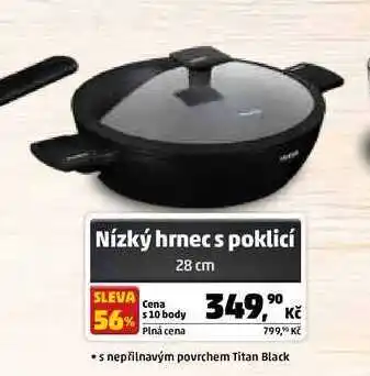Penny Market Nízký hrnec s poklicí 28 cm nabídka